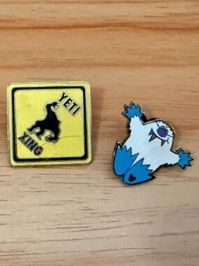 Disney Pin Trading Yeti Expedition Everest Animal Kingdom Set of 2 Pins
